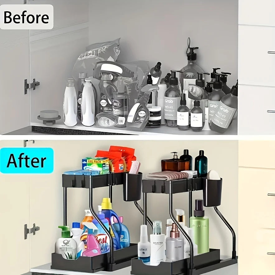 Tidy Haven 2-Tier Pull out Under Sink Organizer