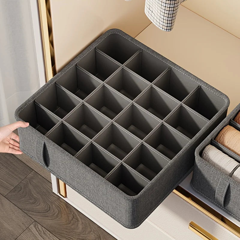 Tidy Haven Adjustable Drawer Organizer | Multi-Compartment Clothing & Closet Storage