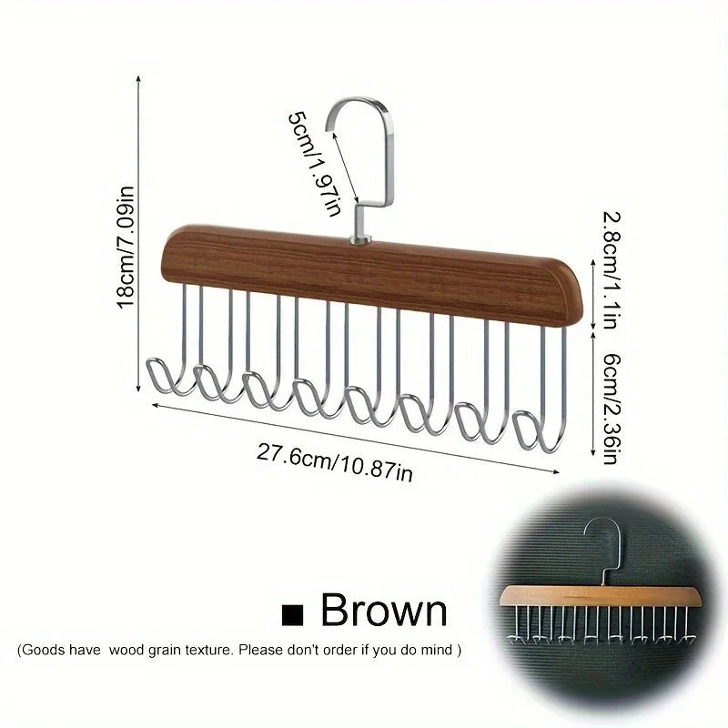 Tidy Haven Space-Saving Multi-Hook Closet Organizer