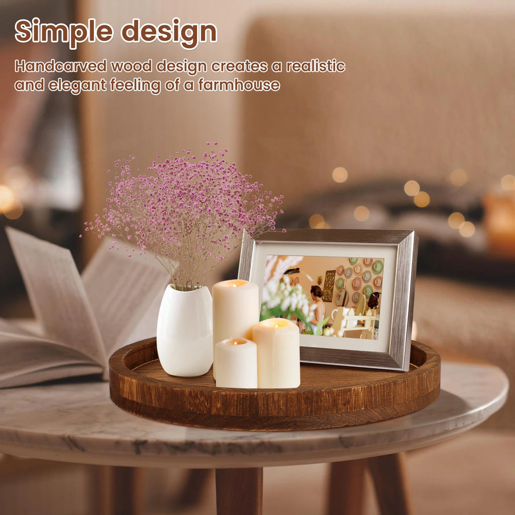 Tidy Haven Wood Accent Tray