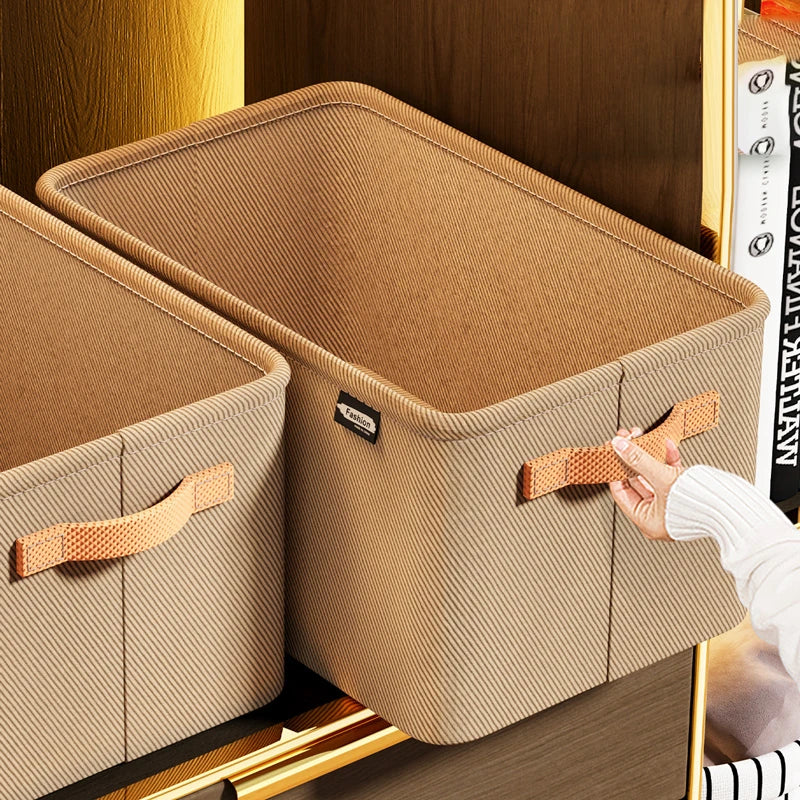 Tidy Haven Foldable Fabric Storage Bins with Handles