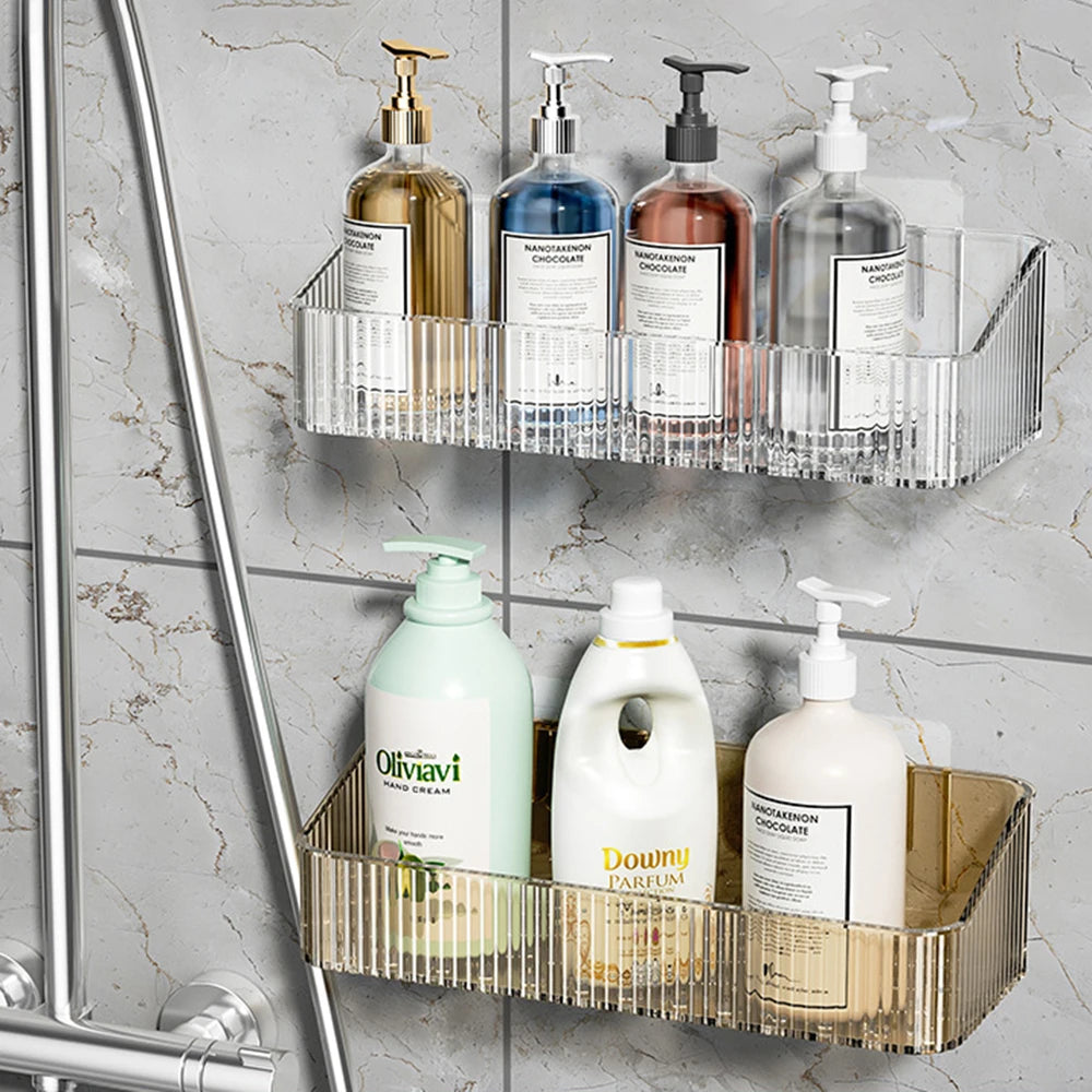 Tidy Haven Bathroom Storage Rack Wall Mounted Storage Basket