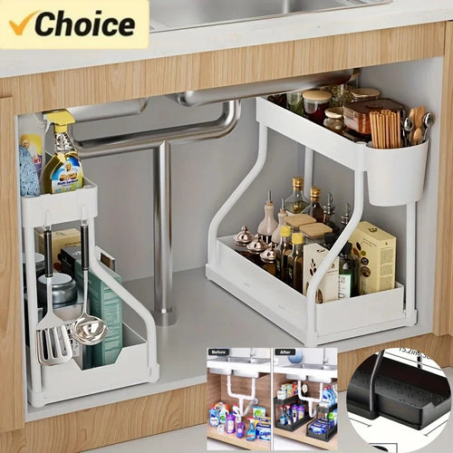 Tidy Haven 2-Tier Pull out Under Sink Organizer