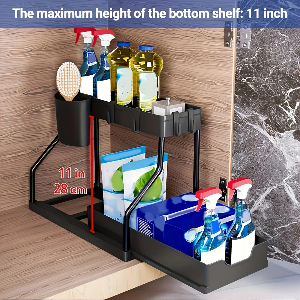 Tidy Haven 2-Tier Pull out Under Sink Organizer