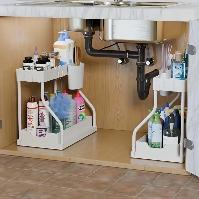 Tidy Haven 2-Tier Pull out Under Sink Organizer