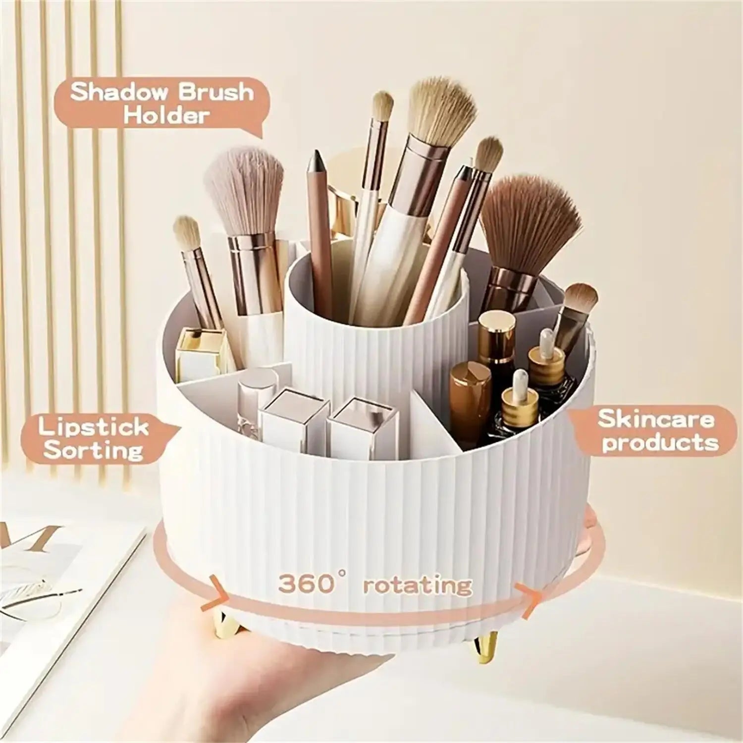 Tidy Haven 360° Rotating Vanity Organizer